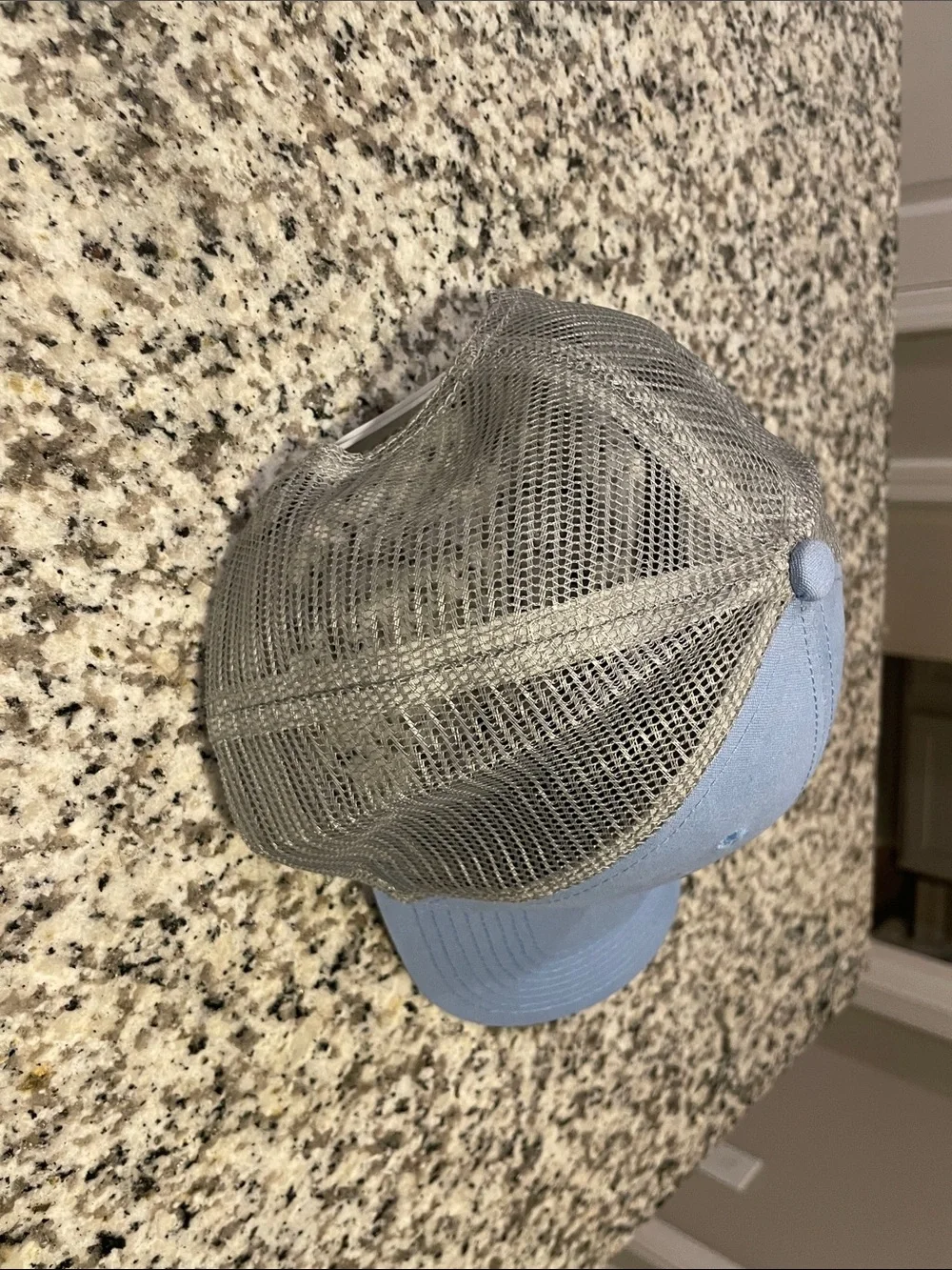 Little Brown Dog Southern Trade Co. Patch Trucker Hat - Light Blue UNISEX
